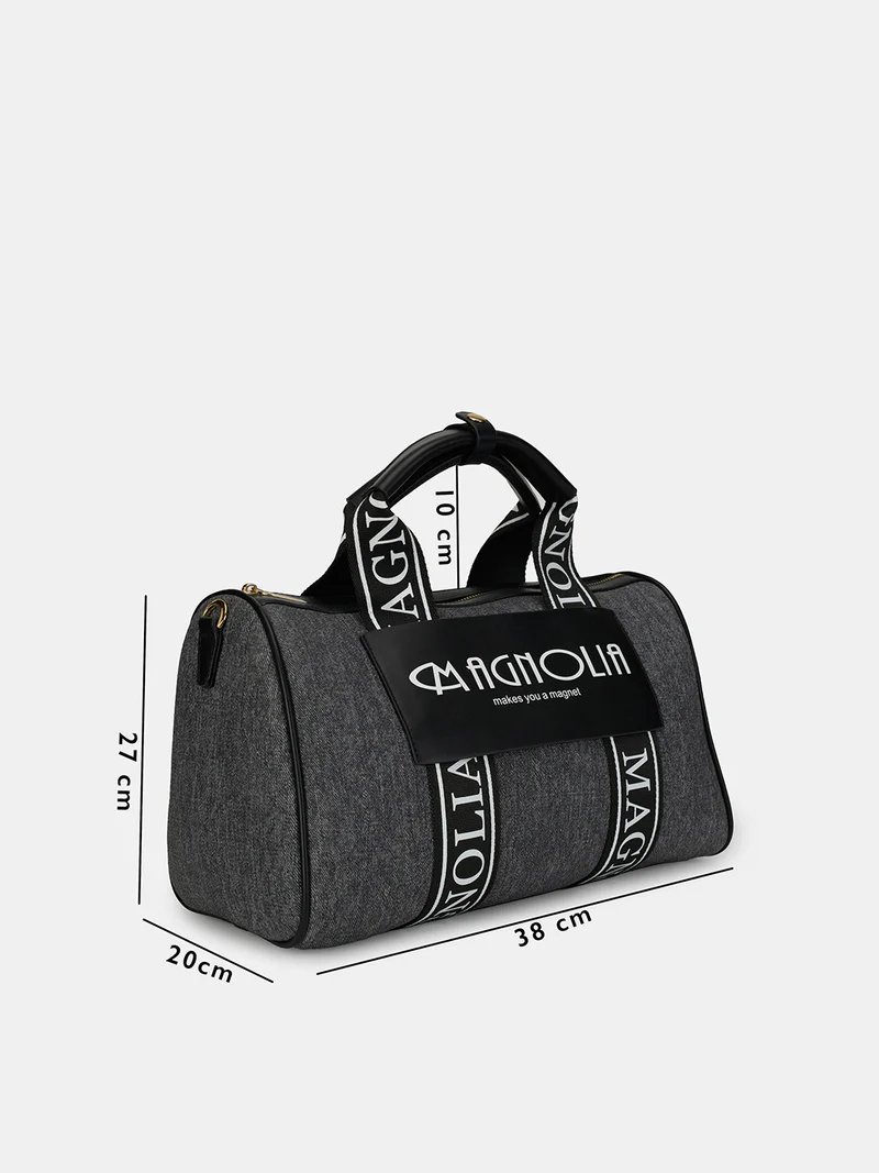 Magnolia Signature Barrel Duffle Black - Image 5