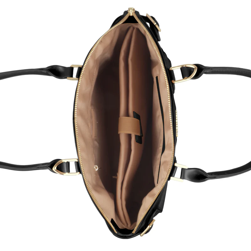 Trendy Leather Tote Bag with Detachable Shoulder Strap &amp;amp; Spacious Interior - Image 2