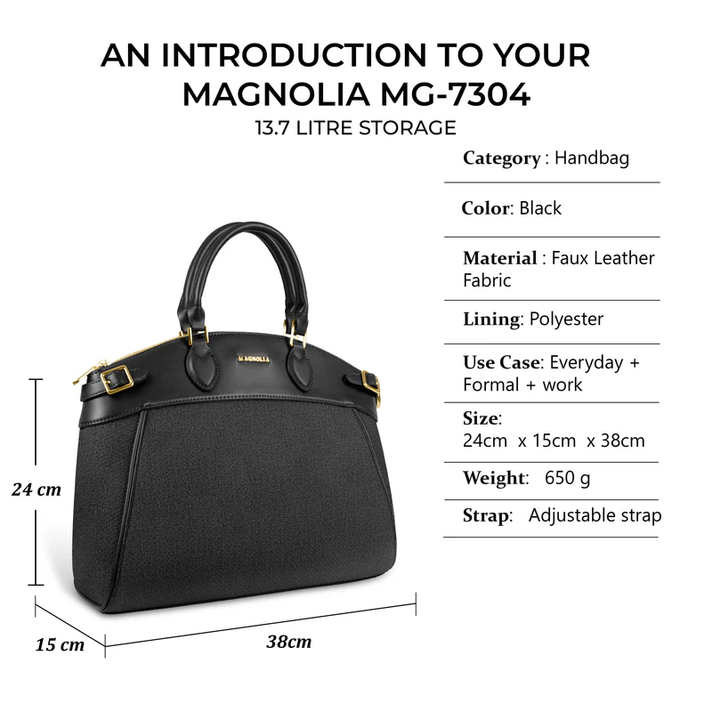 Trendy Leather Tote Bag with Detachable Shoulder Strap &amp;amp; Spacious Interior - Image 3