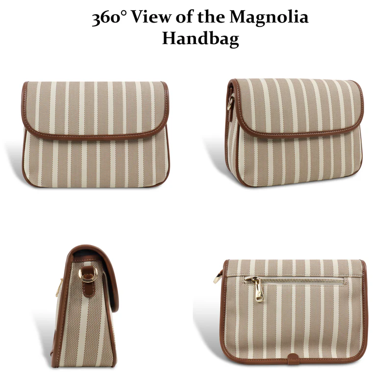 Sandy Stripe Flap Bag - Image 1